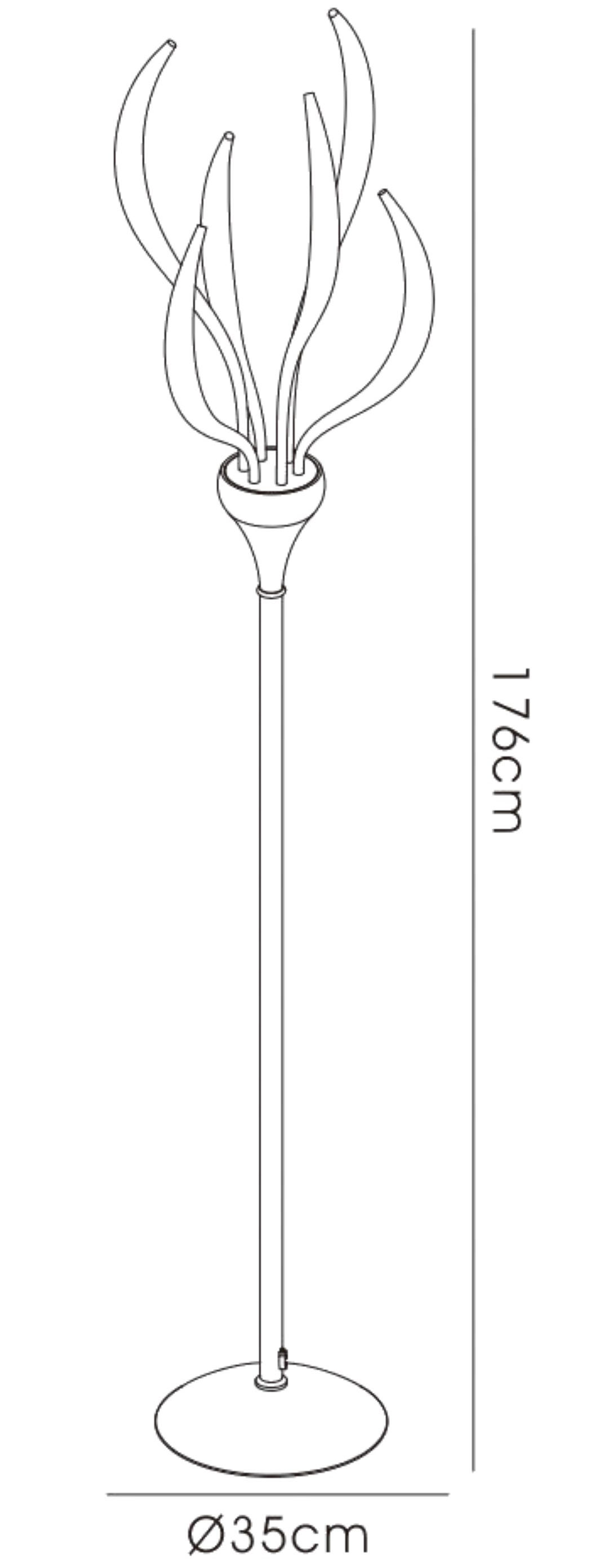 Llamas Polished Chrome Floor Lamps Diyas Multi Head Floor Lamps Llamas Polished Chrome Floor Lamps Diyas Multi Head Floor Lamps